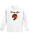 Tattoo Heart I Love My Dad Adult Long Sleeve Shirt-Long Sleeve Shirt-TooLoud-White-Small-Davson Sales