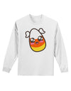 Cute Girl Child Candy Corn Family Halloween Adult Long Sleeve Shirt-Long Sleeve Shirt-TooLoud-White-Small-Davson Sales