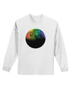 Rainbow Moon Adult Long Sleeve Shirt-Long Sleeve Shirt-TooLoud-White-Small-Davson Sales