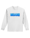 Miami Ocean Bubbles Adult Long Sleeve Shirt by TooLoud-Long Sleeve Shirt-TooLoud-White-Small-Davson Sales