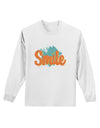 Smile Adult Long Sleeve Shirt-Long Sleeve Shirt-TooLoud-White-Small-Davson Sales
