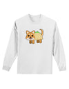 Cute Taco Dog Adult Long Sleeve Shirt-Long Sleeve Shirt-TooLoud-White-Small-Davson Sales