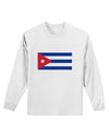 Cuba Flag Cubana Adult Long Sleeve Shirt by TooLoud-TooLoud-White-Small-Davson Sales
