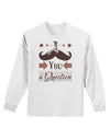 I Mustache You a Question Adult Long Sleeve Shirt-Long Sleeve Shirt-TooLoud-White-Small-Davson Sales