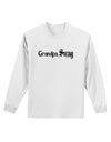 Grandpa Swag Text Adult Long Sleeve Shirt by TooLoud-Long Sleeve Shirt-TooLoud-White-Small-Davson Sales