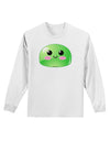 Cute RPG Slime - Green Adult Long Sleeve Shirt by TooLoud-Long Sleeve Shirt-TooLoud-White-Small-Davson Sales