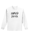 Zombie Snack - Zombie Apocalypse Adult Long Sleeve Shirt-Long Sleeve Shirt-TooLoud-White-Small-Davson Sales