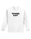 Zombie Bait - Funny - Halloween Adult Long Sleeve Shirt-Long Sleeve Shirt-TooLoud-White-Small-Davson Sales