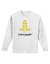 Banana - I am a Peelin Adult Long Sleeve Shirt-Long Sleeve Shirt-TooLoud-White-Small-Davson Sales