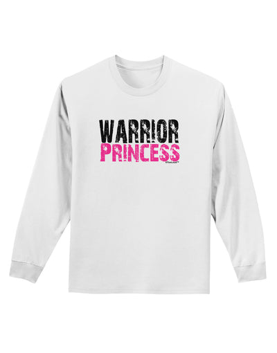 Warrior Princess Pink Adult Long Sleeve Shirt-Long Sleeve Shirt-TooLoud-White-Small-Davson Sales