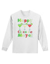 Margaritas - Mexican Flag Colors - Happy Cinco de Mayo Adult Long Sleeve Shirt by TooLoud-Long Sleeve Shirt-TooLoud-White-Small-Davson Sales