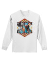 Native American Dancer 2 Adult Long Sleeve Shirt-Long Sleeve Shirt-TooLoud-White-Small-Davson Sales