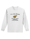 I'm Into Fitness Burrito Funny Adult Long Sleeve Shirt by TooLoud-Clothing-TooLoud-White-Small-Davson Sales
