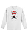 Black Widow Spider Design - Logo Adult Long Sleeve Shirt-Long Sleeve Shirt-TooLoud-White-Small-Davson Sales