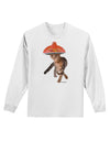 Cat with Pink Sombrero and Sunglasses Adult Long Sleeve Shirt by TooLoud-Long Sleeve Shirt-TooLoud-White-Small-Davson Sales