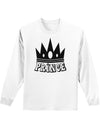 Prince Adult Long Sleeve Shirt-Long Sleeve Shirt-TooLoud-White-Small-Davson Sales