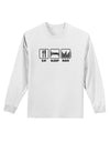 Eat Sleep Rave Adult Long Sleeve Shirt by TooLoud-Long Sleeve Shirt-TooLoud-White-Small-Davson Sales