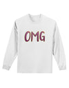 OMG Adult Long Sleeve Shirt by TooLoud-Long Sleeve Shirt-TooLoud-White-Small-Davson Sales