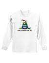 LGBT Freedom Rainbow Don't Tread on Me Adult Long Sleeve Shirt-Long Sleeve Shirt-TooLoud-White-Small-Davson Sales