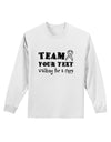 Personalized Team -Name- Walking for a Cure Adult Long Sleeve Shirt-Long Sleeve Shirt-TooLoud-White-Small-Davson Sales