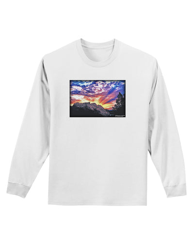 Colorado Rainbow Sunset Adult Long Sleeve Shirt-Long Sleeve Shirt-TooLoud-White-Small-Davson Sales