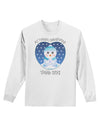 Personalized My First Christmas Snowbaby Blue Adult Long Sleeve Shirt-Long Sleeve Shirt-TooLoud-White-Small-Davson Sales