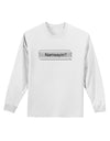 Namsayin Text Bubble Adult Long Sleeve Shirt-Long Sleeve Shirt-TooLoud-White-Small-Davson Sales