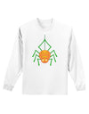 Cute Pumpkin Spider - Halloween Adult Long Sleeve Shirt-Long Sleeve Shirt-TooLoud-White-Small-Davson Sales
