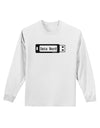 Data Nerd USB Adult Long Sleeve Shirt by TooLoud-Long Sleeve Shirt-TooLoud-White-Small-Davson Sales