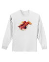 Lobster Plate Adult Long Sleeve Shirt-Long Sleeve Shirt-TooLoud-White-Small-Davson Sales