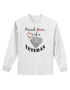 Mom of Veteran Adult Long Sleeve Shirt-Long Sleeve Shirt-TooLoud-White-Small-Davson Sales