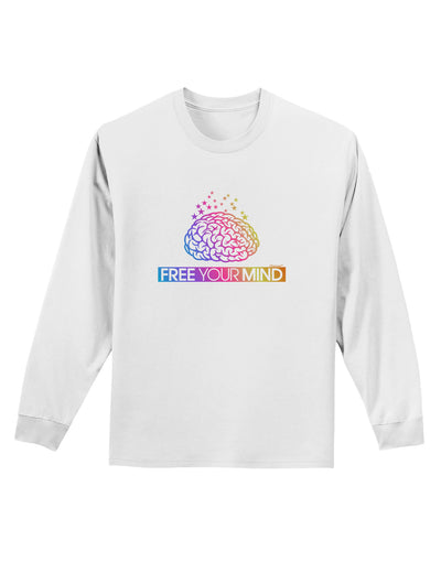 Free Your Mind Adult Long Sleeve Shirt-Long Sleeve Shirt-TooLoud-White-Small-Davson Sales