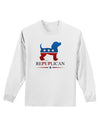 RePUPlican Adult Long Sleeve Shirt-Long Sleeve Shirt-TooLoud-White-Small-Davson Sales