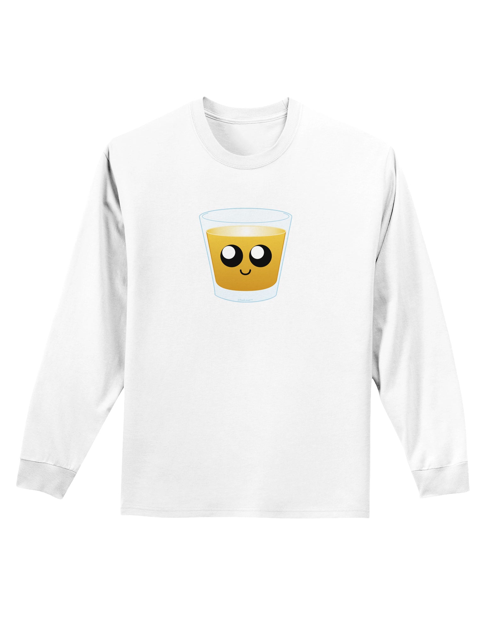 Cute Whiskey Adult Long Sleeve Shirt-Long Sleeve Shirt-TooLoud-White-Small-Davson Sales