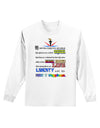 Life Liberty Pursuit of Happiness Adult Long Sleeve Shirt-Long Sleeve Shirt-TooLoud-White-Small-Davson Sales