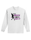 Ride It Purple Adult Long Sleeve Shirt-Long Sleeve Shirt-TooLoud-White-Small-Davson Sales