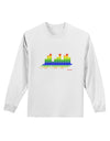 Equalizer Bars Design Adult Long Sleeve Shirt by TooLoud-Long Sleeve Shirt-TooLoud-White-Small-Davson Sales