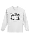 Basic Witch Distressed Adult Long Sleeve Shirt-Long Sleeve Shirt-TooLoud-White-XXXX-Large-Davson Sales