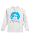 Matching Polar Bear Family - Little Bear Adult Long Sleeve Shirt by TooLoud-Long Sleeve Shirt-TooLoud-White-Small-Davson Sales