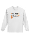 MS - We Will Find A Cure Adult Long Sleeve Shirt-Long Sleeve Shirt-TooLoud-White-Small-Davson Sales