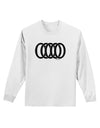 Five Golden Rings Adult Long Sleeve Shirt-Long Sleeve Shirt-TooLoud-White-Small-Davson Sales