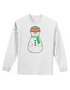 Cute Snowman Matryoshka Nesting Doll - Christmas Adult Long Sleeve Shirt-Long Sleeve Shirt-TooLoud-White-Small-Davson Sales