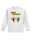 Chili Cookoff! Chile Peppers Adult Long Sleeve Shirt-Long Sleeve Shirt-TooLoud-White-Small-Davson Sales