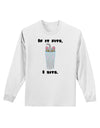 If It Fits - Cute Cat Design Adult Long Sleeve Shirt by TooLoud-Long Sleeve Shirt-TooLoud-White-Small-Davson Sales