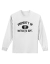 Mathletic Department Distressed Adult Long Sleeve Shirt by TooLoud-Long Sleeve Shirt-TooLoud-White-Small-Davson Sales