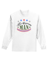All-American Man Adult Long Sleeve Shirt-Long Sleeve Shirt-TooLoud-White-Small-Davson Sales
