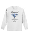 Birthstone Diamond Adult Long Sleeve Shirt-Long Sleeve Shirt-TooLoud-White-Small-Davson Sales