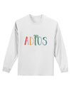 Adios Adult Long Sleeve Shirt-Long Sleeve Shirt-TooLoud-White-Small-Davson Sales