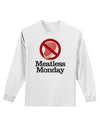 Meatless Monday Adult Long Sleeve Shirt by TooLoud-Long Sleeve Shirt-TooLoud-White-Small-Davson Sales