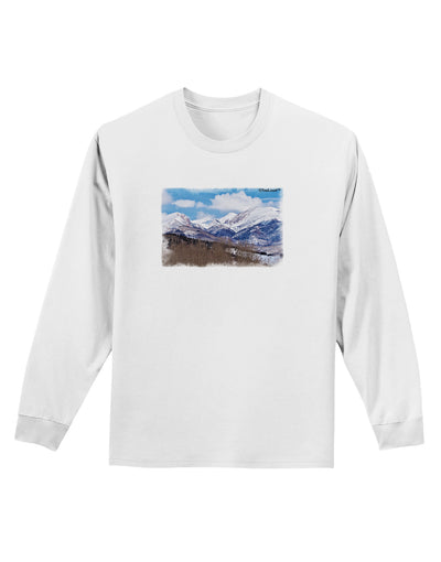 Pikes Peak Adult Long Sleeve Shirt-Long Sleeve Shirt-TooLoud-White-Small-Davson Sales